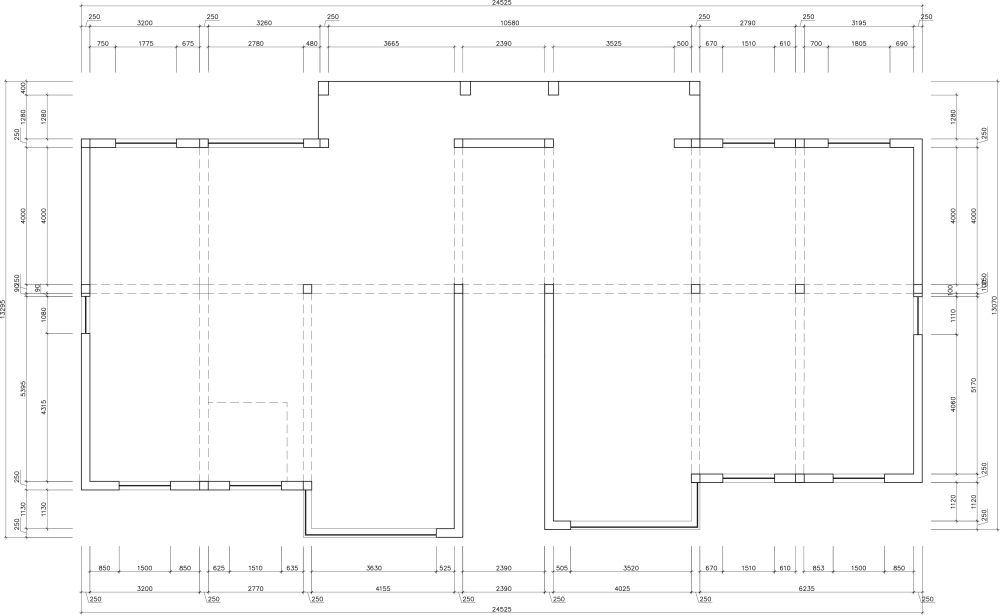 刚做完的200方跃层方案，请大神狠批！_Model1.jpg