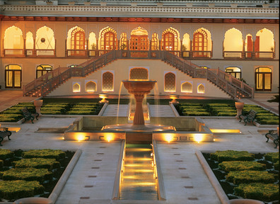 印度斋浦尔兰巴皇宫酒店 Rambagh Palace_Low_H4EJ0_27652519_005 The Palace Courtyard (Chandani Chowk).jpg