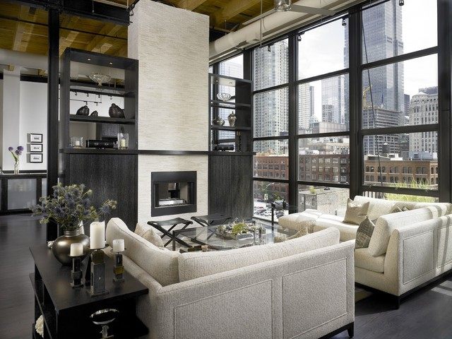 美国芝加哥私人阁楼住宅Private Loft Residence Chicago_003.jpg