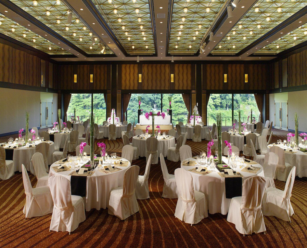 日本名古屋威斯汀城堡酒店The Westin Nagoya Castle Hotel_19)The Westin Nagoya Castle—Banquet room Tenshu, wedding setup 拍攝者.jpg