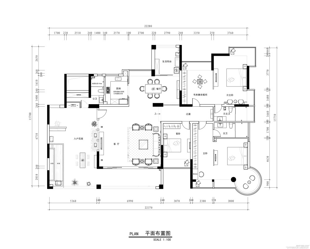 深圳集信名城样板房设计---新中式的魅惑_平面图.jpg