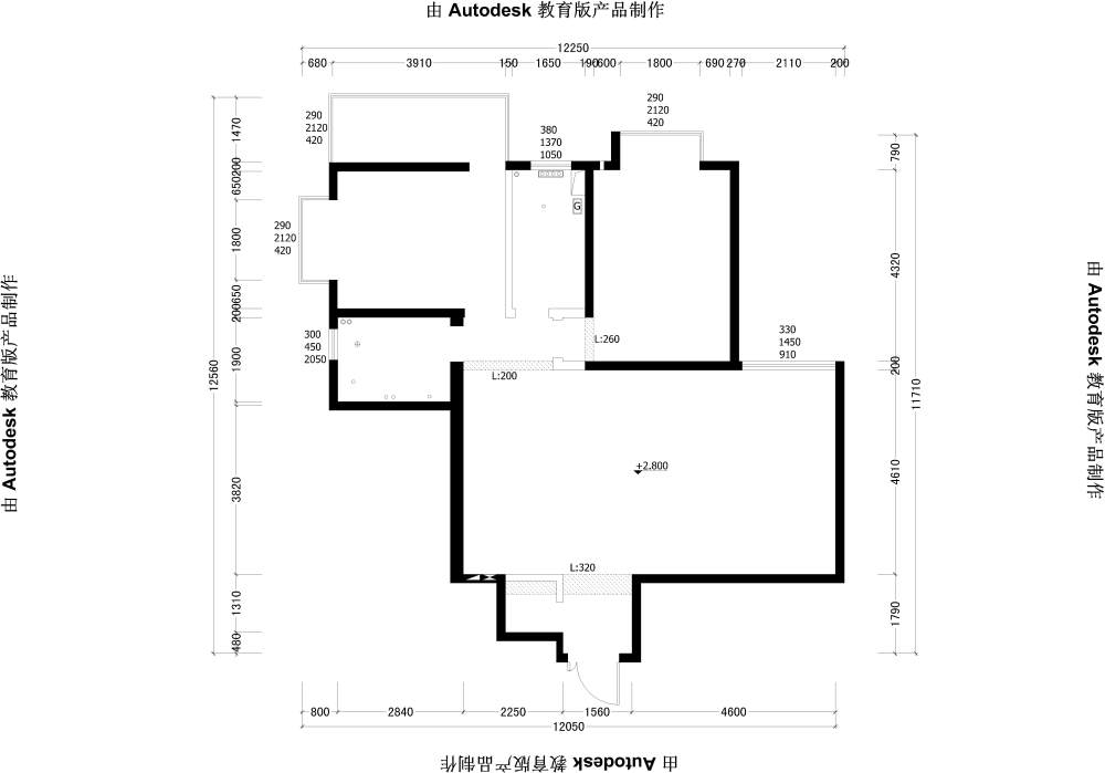 总监给的平面，户型真难看，真让人头疼！请大师指点指..._1.jpg