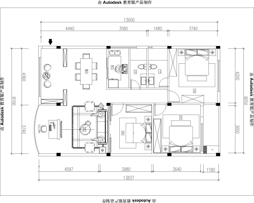 重赏！！！购置一新居，求最佳平面方案。_@MT-BBS_新居-Model.jpg