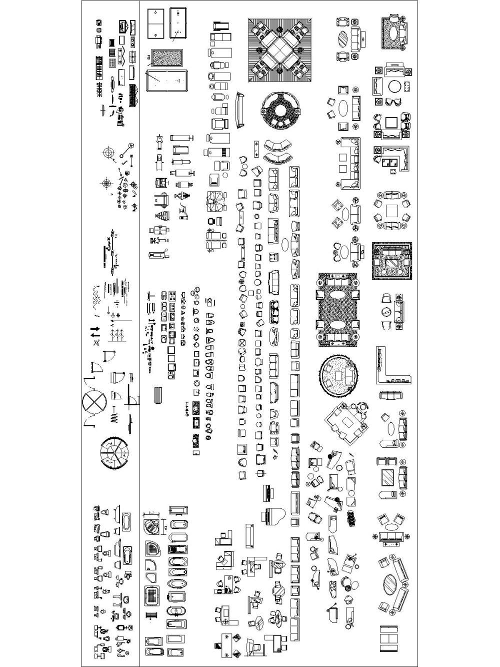 超级经典的CAD图块（酒店设计必备）_2.jpg