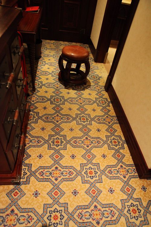 朱美拉运河酒店 （公共空间+客房）实景照片_地面波斯地毯.JPG