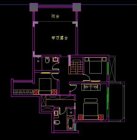 一个跃上和跃下的户型自己做了一套方案 望高手指导_QQ图片20130803084036.jpg