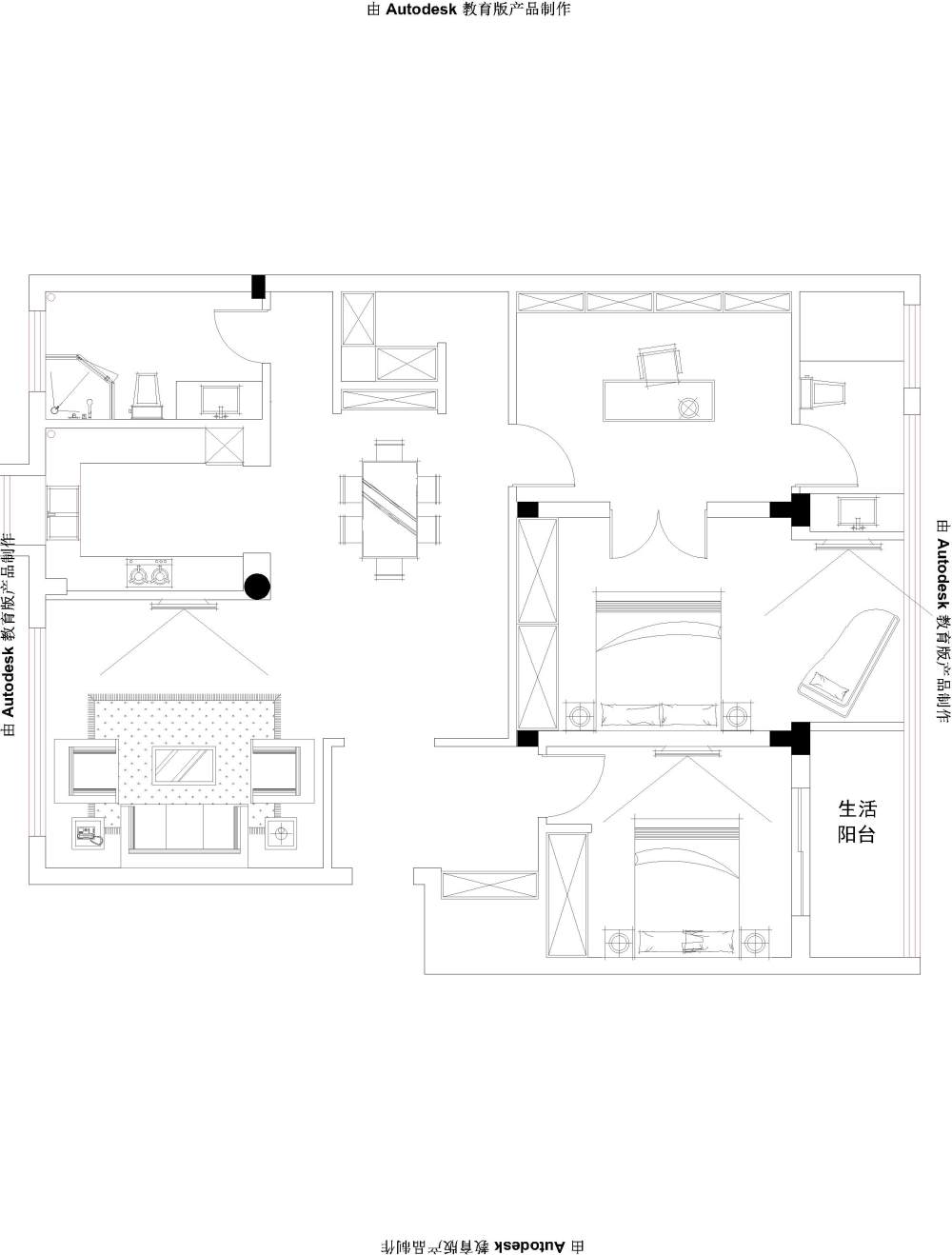 妹纸求助，120m²的房子，现在做出来的方案，大侠请指点..._@MT-BBS_平面1-Model.jpg