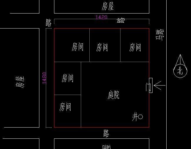 私宅平面设计，请高手帮帮忙_原平面