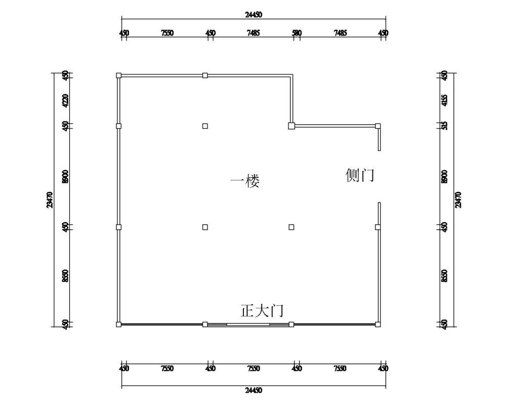 公司从新装修，老板给我们出难题（求各位大师指点一二..._公司平面一.jpg