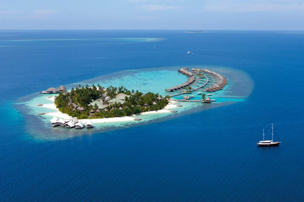 马尔代夫北阿里环礁W水疗度假酒店_1)W Retreat &amp_ Spa - Maldives—Aerial view 拍攝者.jpg