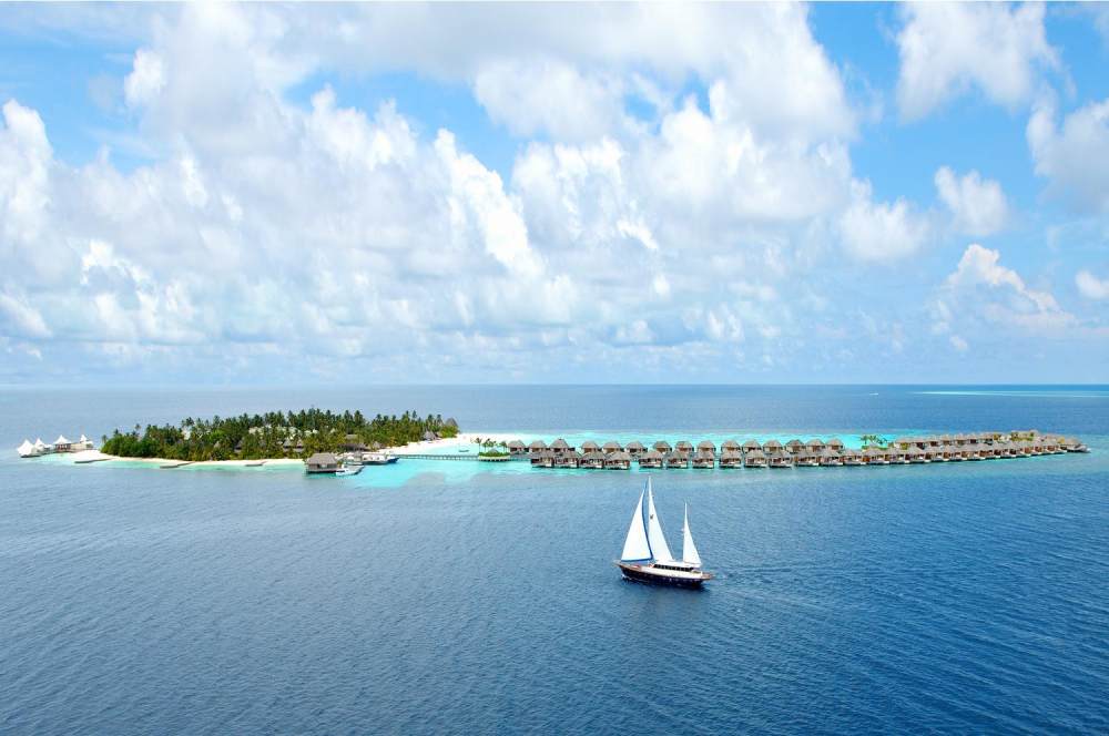 马尔代夫北阿里环礁W水疗度假酒店_11)W Retreat &amp_ Spa - Maldives—Aerial View 拍攝者.jpg