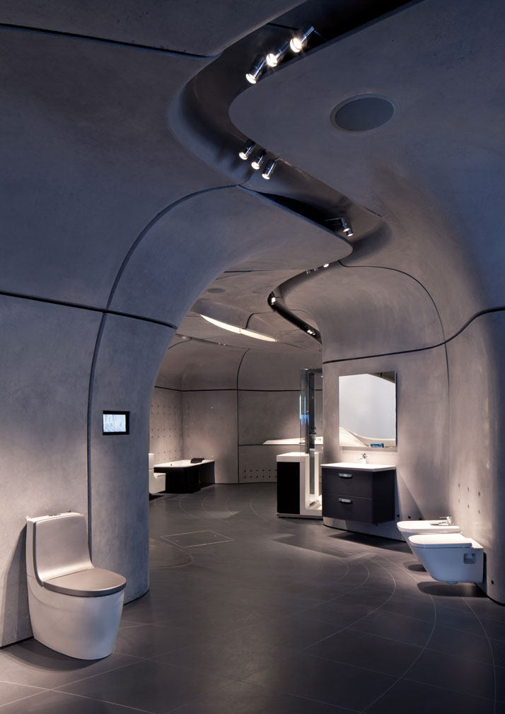 罗卡画廊展示空间（扎哈·哈迪德建筑师事务所设计）_Roca-London-Gallery-Zaha-Hadid-Architects-photo-Luke-Hayes-yatzer-9.jpg