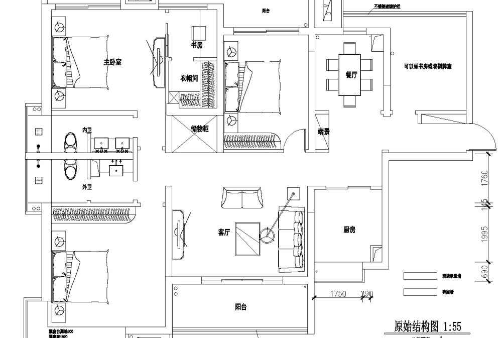 某高层住宅2套并1套户型（跪求有突破的想法！)_CBDOZP5E(LCB%5I3DODX053.jpg