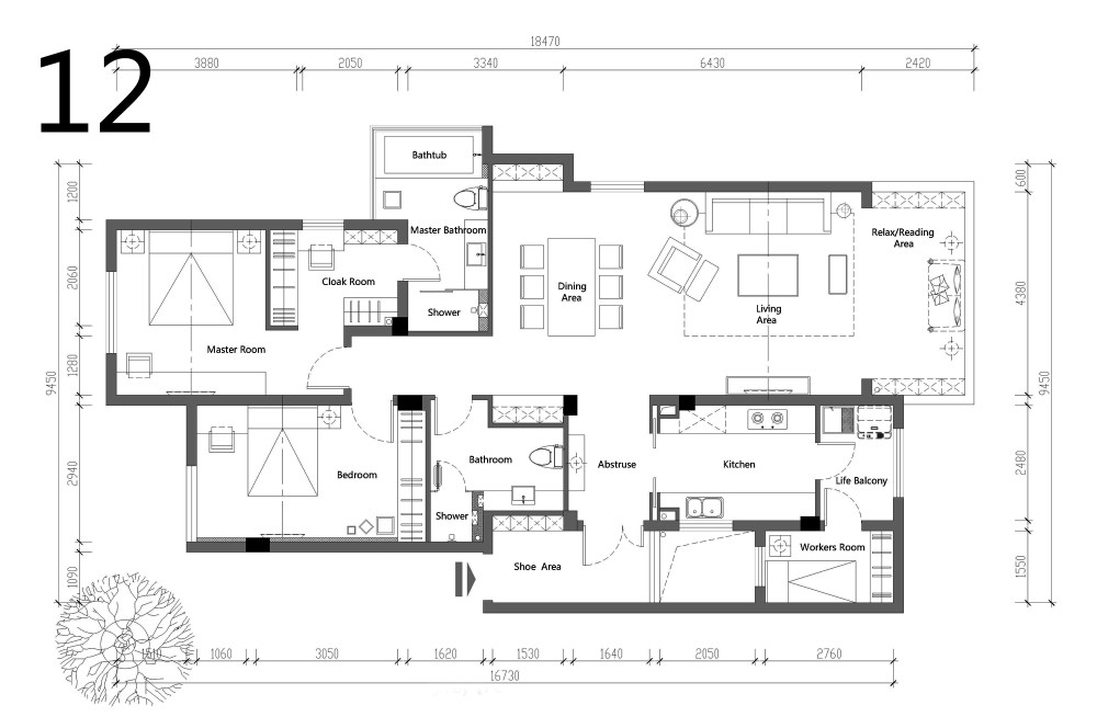 【第二期-住宅平面优化】同一户型19个方案,求投票+点评_12.jpg