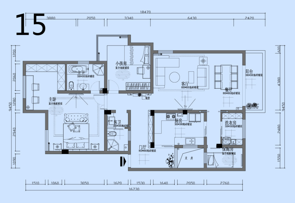 【第二期-住宅平面优化】同一户型19个方案,求投票+点评_15.jpg