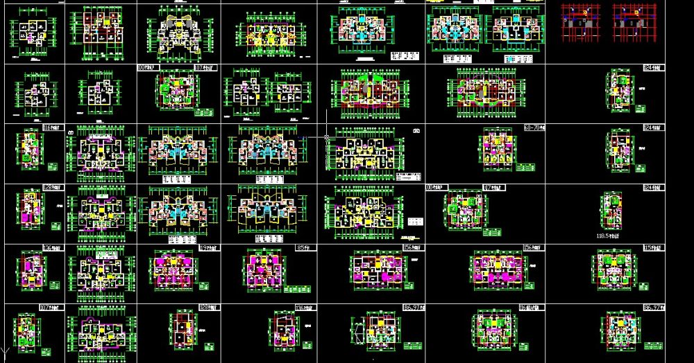 平面布置图块（100多种经典样式） 学布局很好的参考资料!_02.jpg