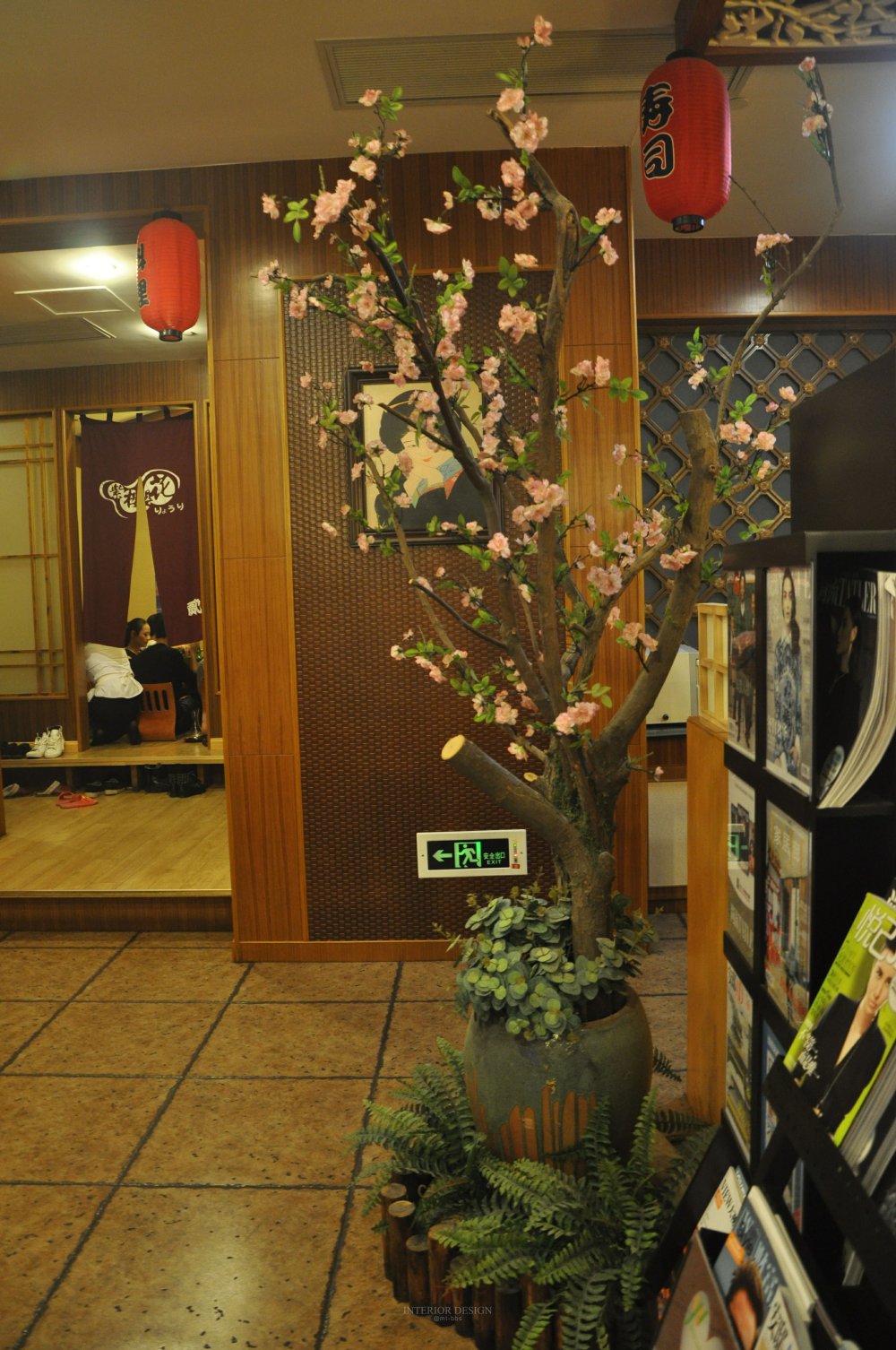 浙江大酒店日式餐厅考察_步入零点区的入口