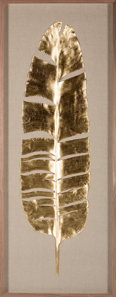 NATURAL CURIOSITIES美国洛杉矶一个画店_Banana Leaves, Goldleaf.jpg