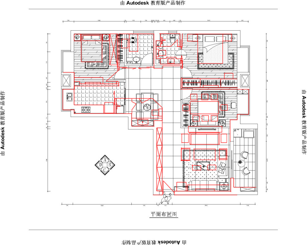 麻烦大家给点意见这个平面怎么布才好？_@MT-BBS_平面布置-Model.jpg