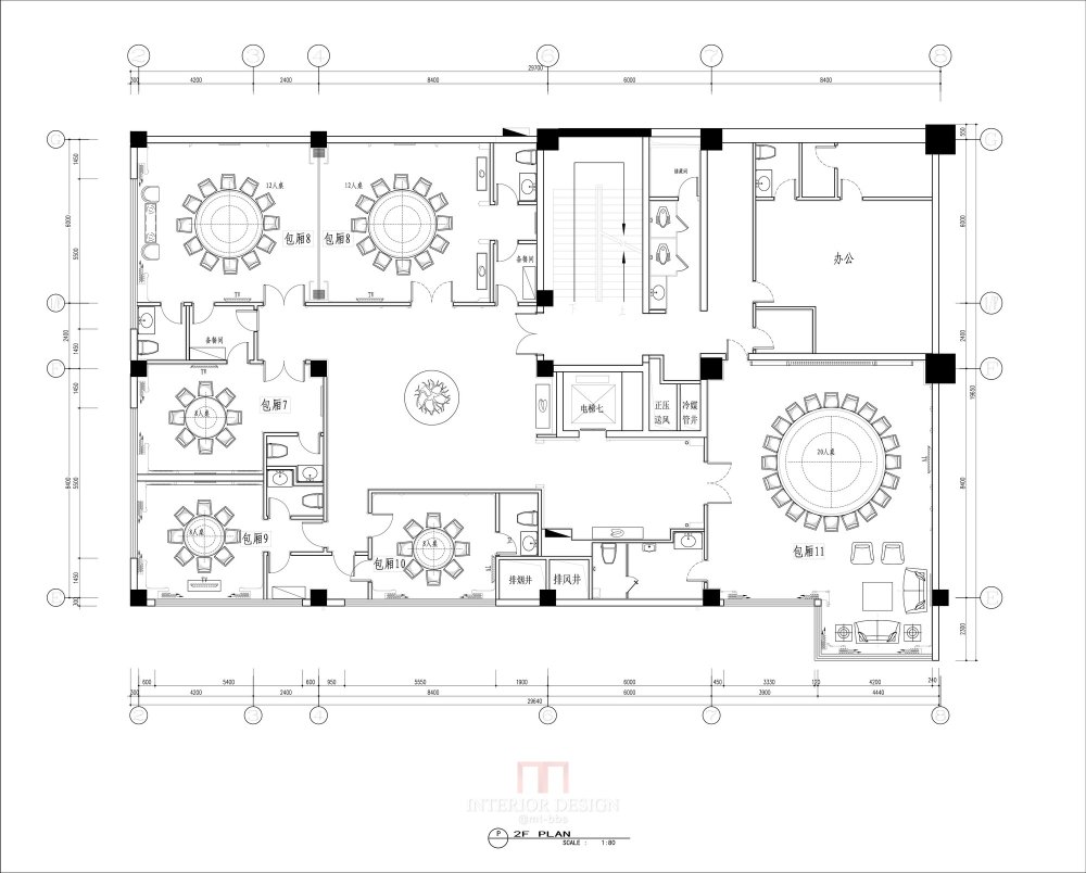 绍兴上虞柒公阁餐厅（亚厦设计）_二层总平面-布局1.jpg