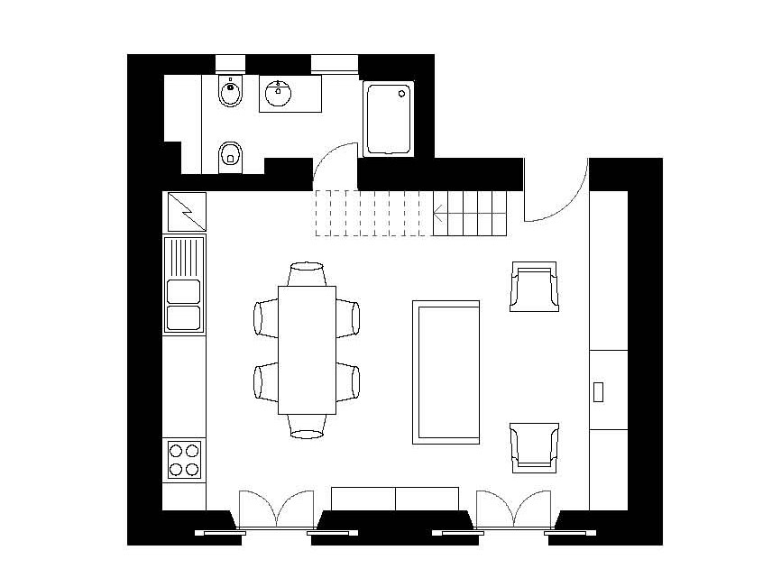 米兰 ISOLA 90平米 Loft 住宅室内设计 / Roberto Murgia_3.jpg