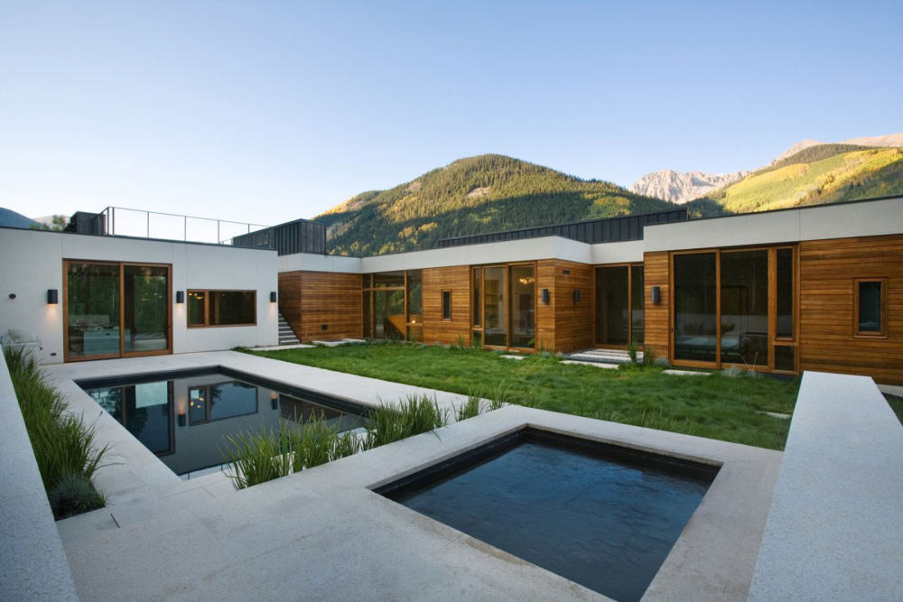 美国科罗拉多州阿斯彭群山环绕的私人现代住宅_Linear-House-06.jpg