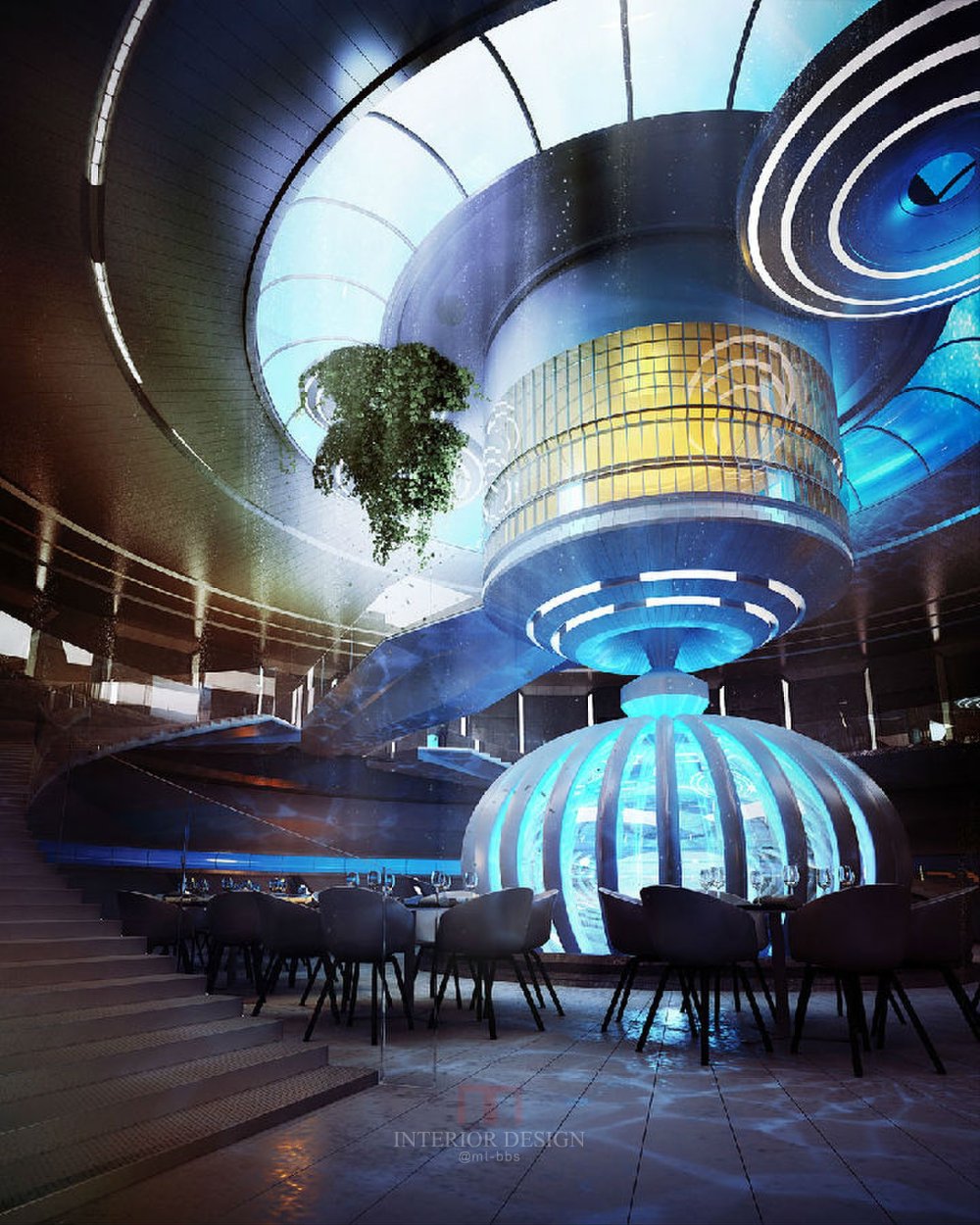 迪拜拟建水下酒店——“水盘酒店（Water Discus Hotel）”_06.jpg