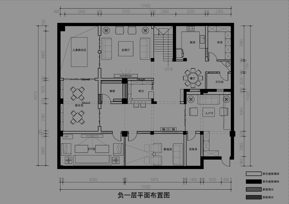 刚做的小别墅负一层布置，求修改。_01fu.jpg