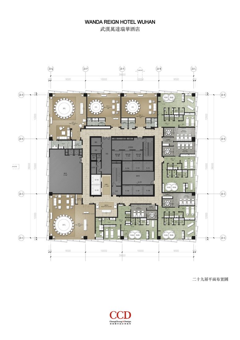 武汉万达瑞华酒店会所方案（CCD）_02 二十九层平面图.jpg