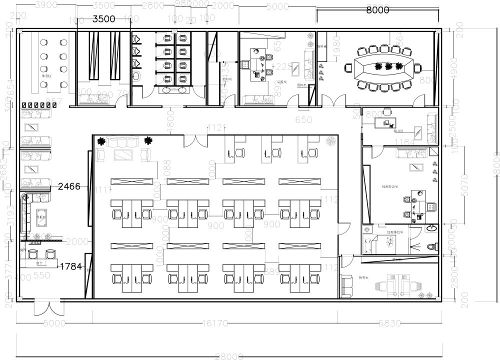 500平方办公室平面图求指点_图形1.jpg