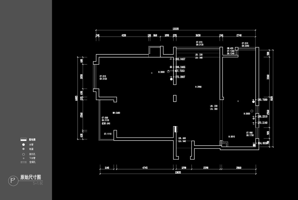 这户型...求新思路....！._原建筑图