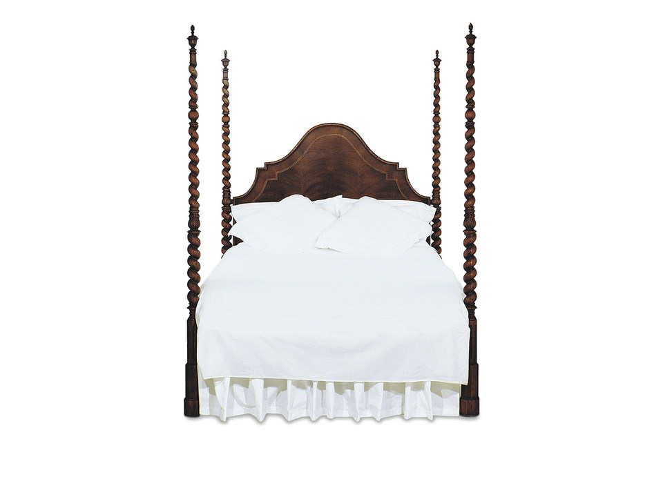 Mallorquina II Bed With Walnut Headboard Queen.jpg