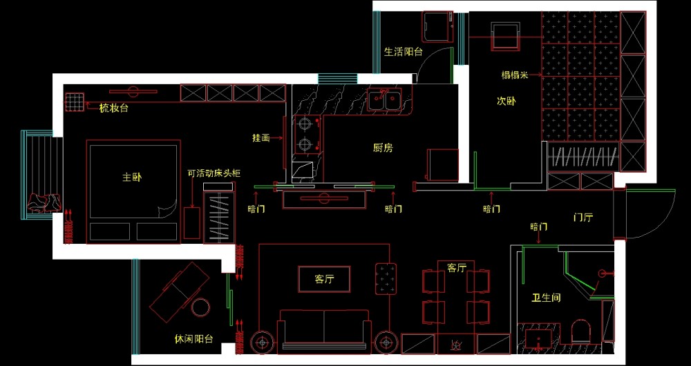 一个2居的户型,请大师优化！_[方案].jpg