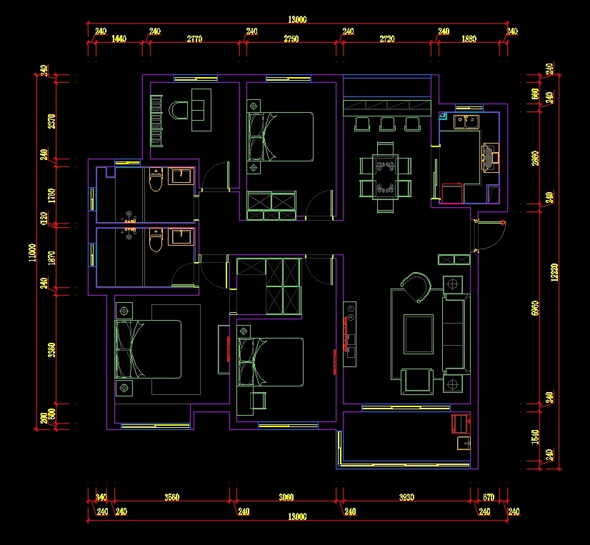 新手  140平方，求平面_6KI~2U3(APCXZL8JZ)5U$JI.jpg