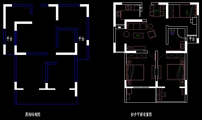 90平三房两厅，挑战空间高手，求大神多给点建议！！_90平.jpg