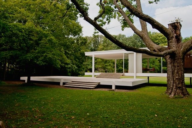 范思沃斯住宅 FARNSWORTH HOUSE BY 密斯·凡德罗 LUDWIG MIES VAN DER ROHE_Farnsworth-house-summer-1.jpg