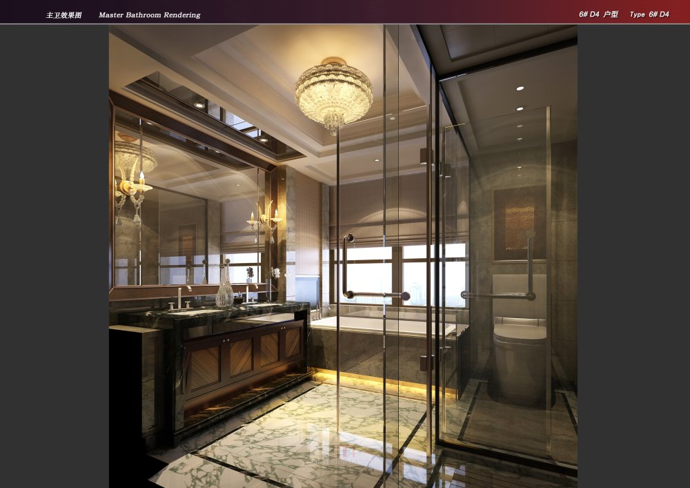 葛乔治--九龙仓杭州文晖路样板房 会所设计方案_B10 6# Master Bathroom Rendering.jpg