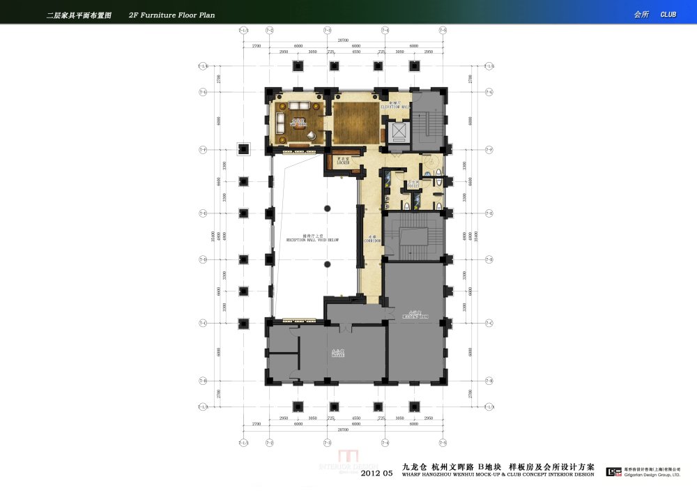 葛乔治--九龙仓杭州文晖路样板房 会所设计方案_E03 2F Furniture Floor Plan.jpg