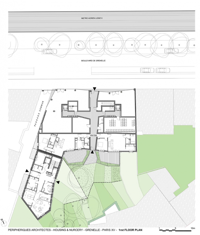 法国巴黎的现代住宅_19 1rst Floor Plan.png