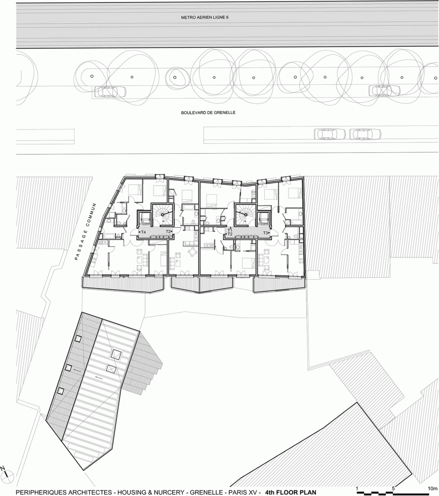 法国巴黎的现代住宅_22 4th Floor Plan.png