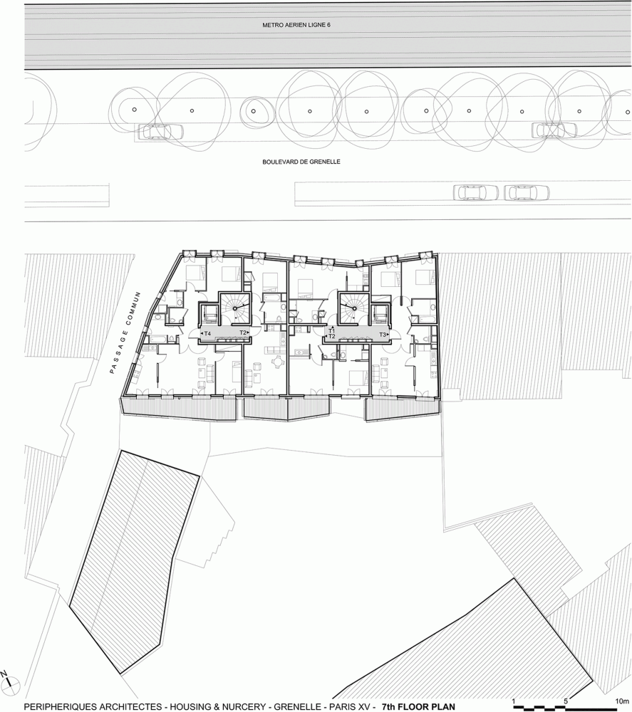 法国巴黎的现代住宅_23 5th Floor Plan.png