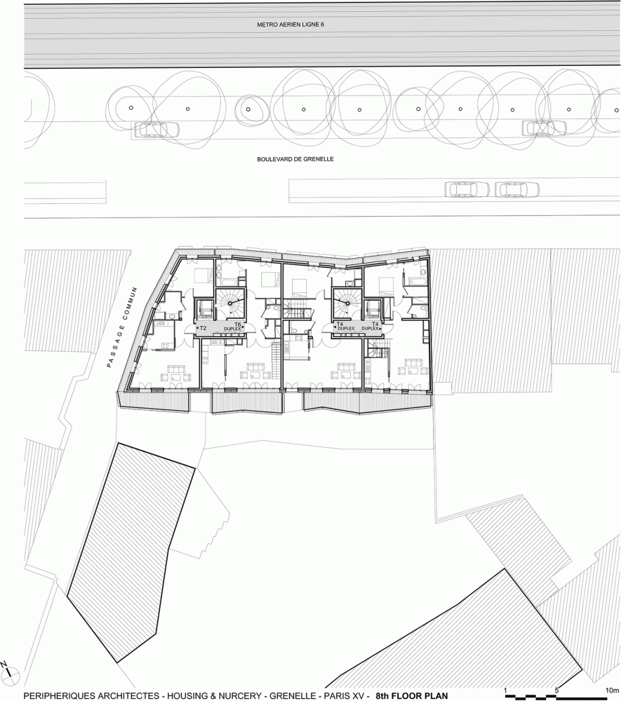 法国巴黎的现代住宅_26 8th Floor Plan.png