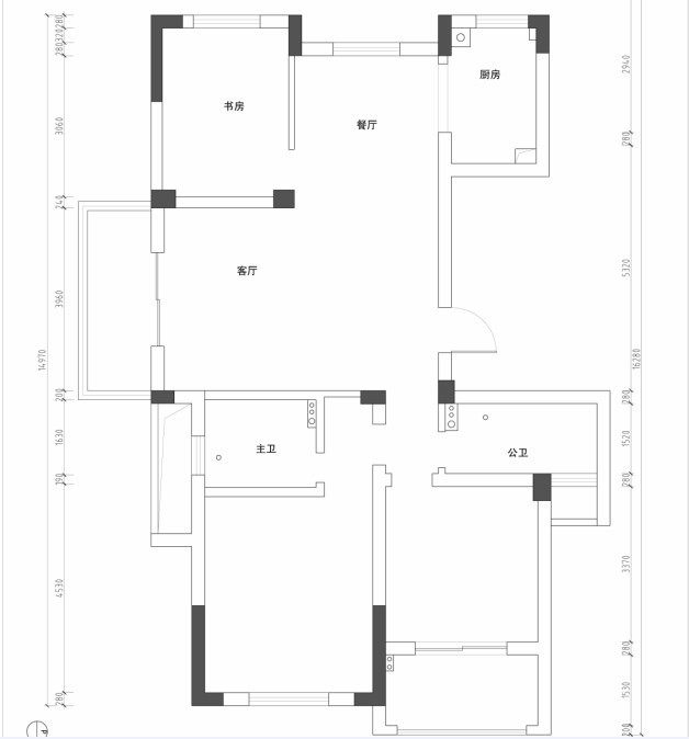 这是原始建筑图