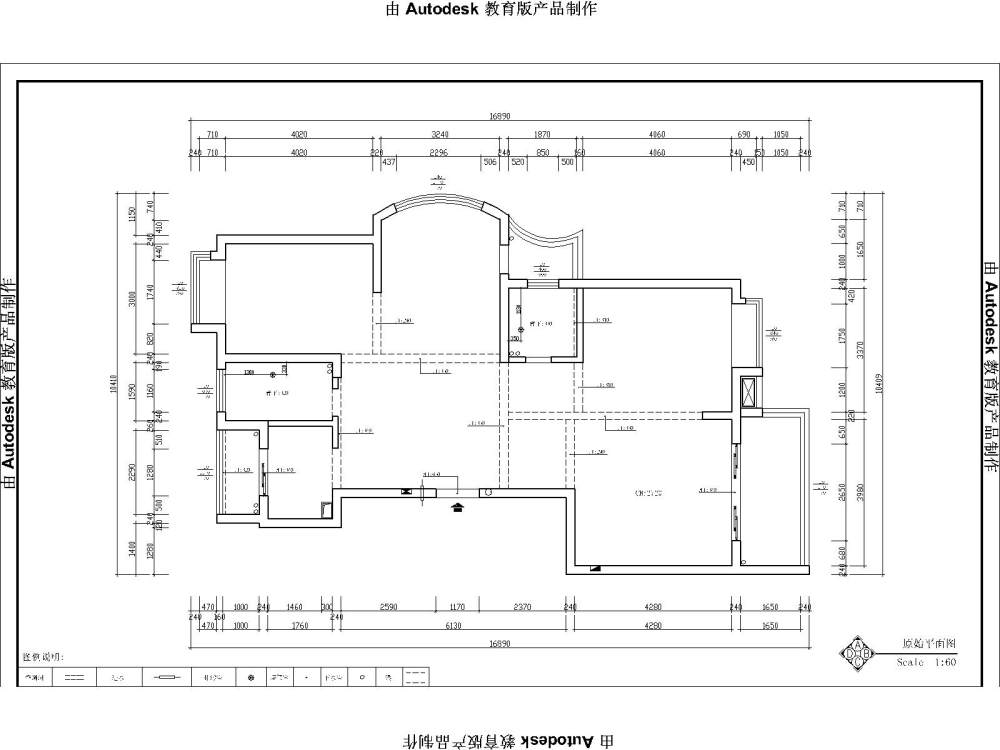 一张平面图研究很久找不出方法_原始框架图