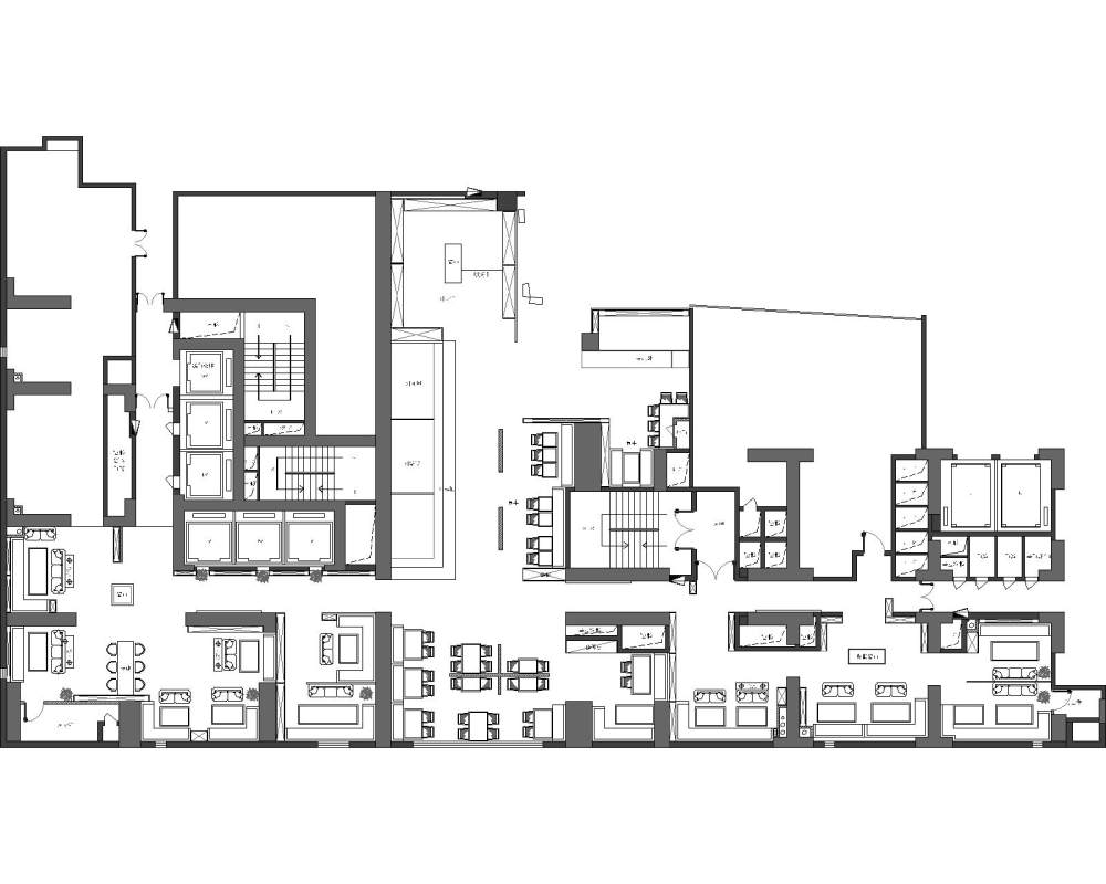 深圳某666平米高档中式餐厅平面，向高手学习一下_最后方案-Model.jpg