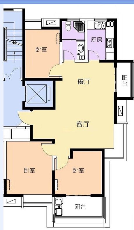 美女朋友的110平的奇葩户型求改造建议_图片20140224183125.jpg