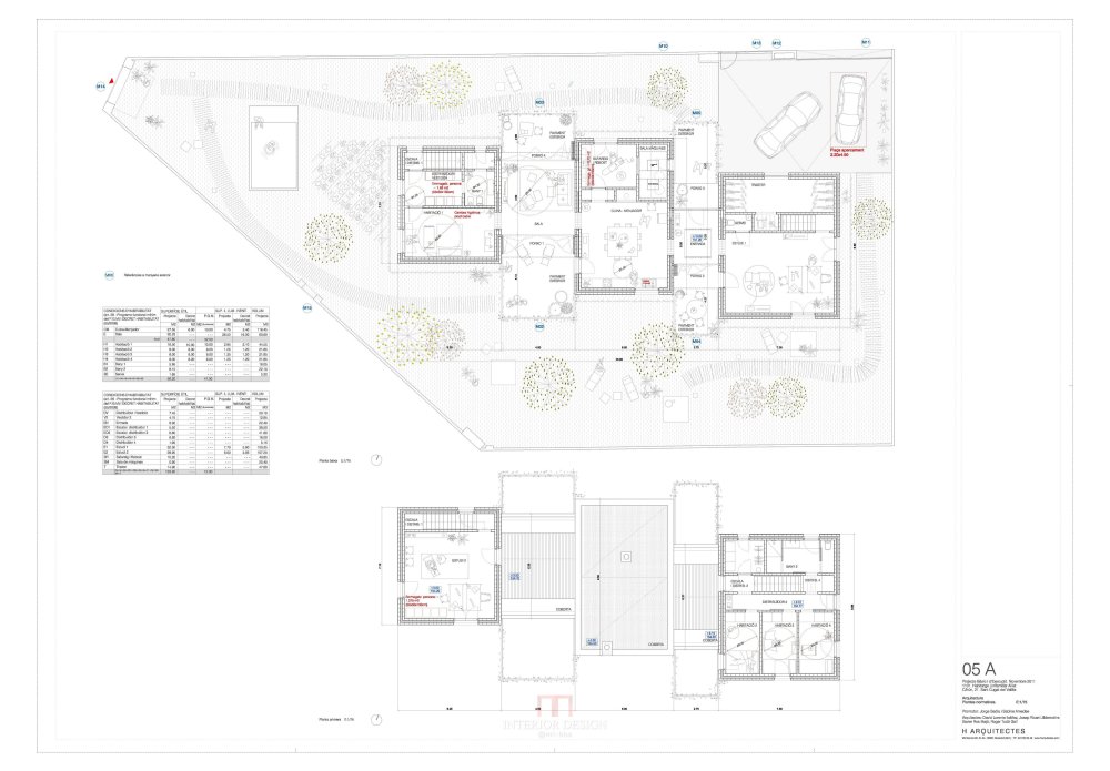 巴塞罗那圣库加特小镇上的红楼 CASA 1101 - H Arquitectes_3.jpg