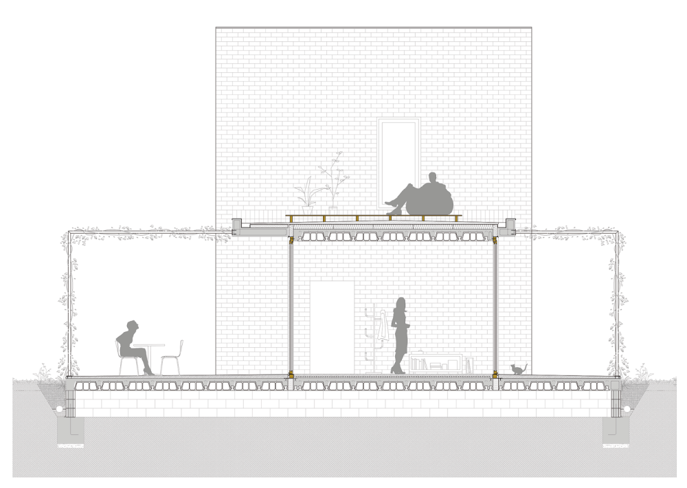 巴塞罗那圣库加特小镇上的红楼 CASA 1101 - H Arquitectes_6.png