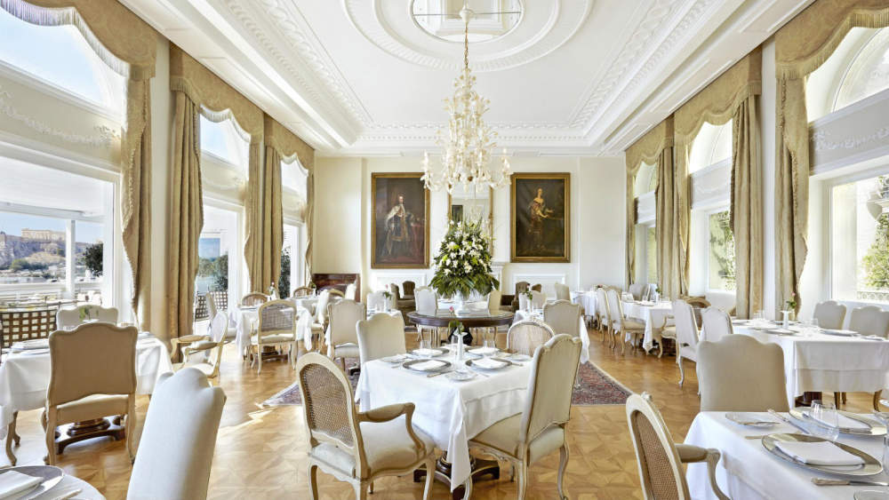 雅典乔治国王豪华精选酒店(官方摄影) King George, a Luxury Coll..._HotelKingGeorgeAthens_TudorHallRestaurant3.jpg