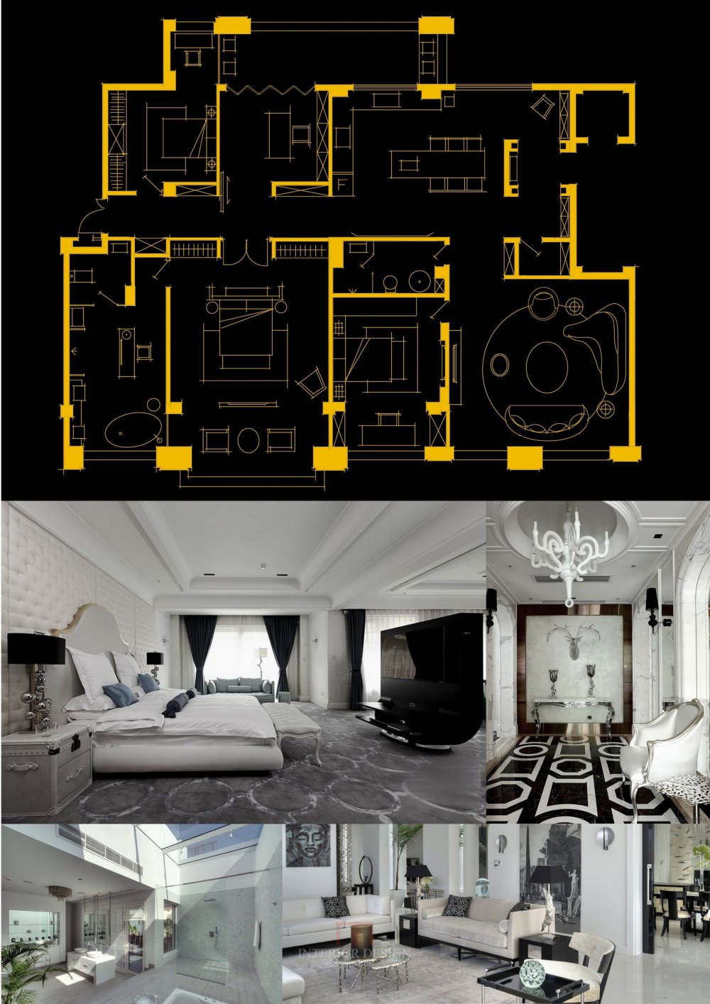 【第七期-住宅平面优化】一个250m²户型12个方案,求投票+点评_02.jpg